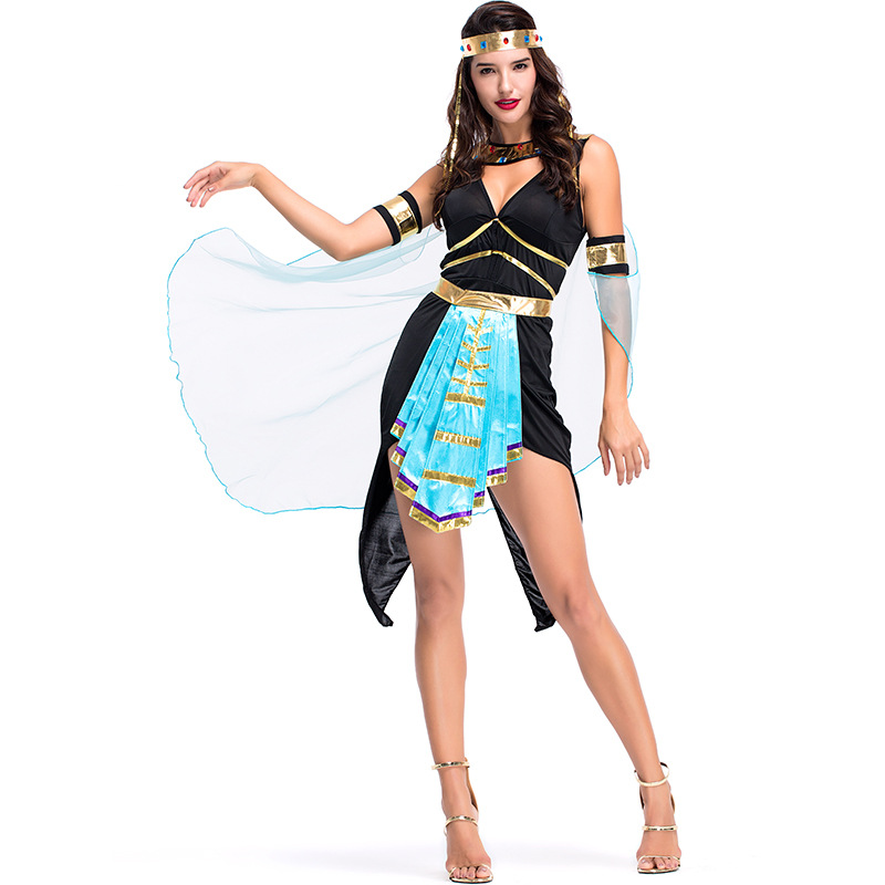 Us 1633 2018 New Ancient Egyptian Mythology Goddess Blue Belt
